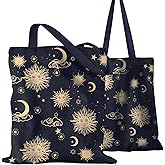 Miss Adola Aesthetic Canvas Tote Bag for Women - Sturdy Cloth Cotton Totes Bag with Pattern Shoulder Bag