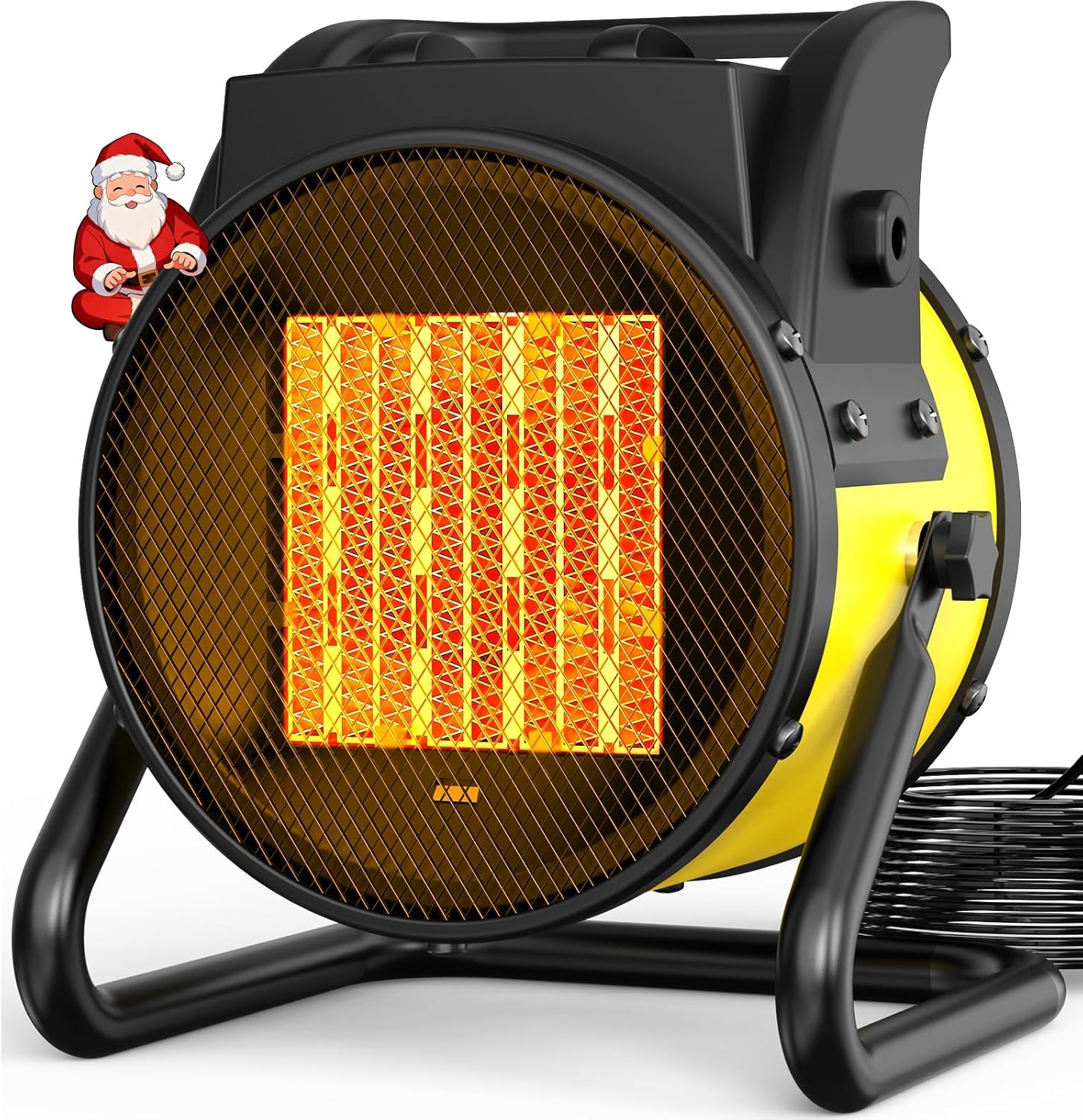 View 1 of *USED*
Outdoor Heaters for Patio, 1500W Outdoor Space Heater with 3S PTC Fast Heating, 3-Mode Electric Patio Heater for Greenhouse, Garage, Deck & Patio, Overheat Protection Yellow