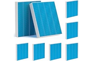 Leemone 8-Pack 6000S Humidifier Wick Filter Replacement for LEVOIT Superior 6000S Smart Evaporative Humidifier, Effectively Capture Large Particles and Minerals