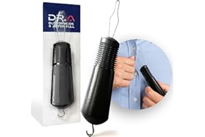 Button Hook & Zipper Pull, Assist, Helper Device, Dress Clothes Tool, Button Shirts Aid, One Hand, Disability, Handicapped and Seniors by Dr. Arthritis (Single)