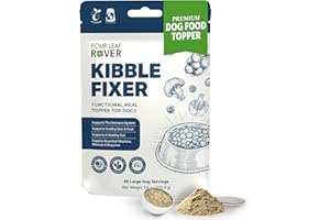FOUR LEAF ROVER Kibble Fixer - Freeze-Dried Dog Food Topper with Dog Probiotics and Digestive Enzymes - Supports Healthy Digestion and Immune Systems