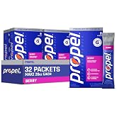 Propel Electrolyte Powder Drink Mix, Berry, (32 Servings) | Zero Sugar, Enhanced Water Beverage, Gatorade Electrolytes, Vitamins, No Added Colors, No Artificial Flavors, Hydration