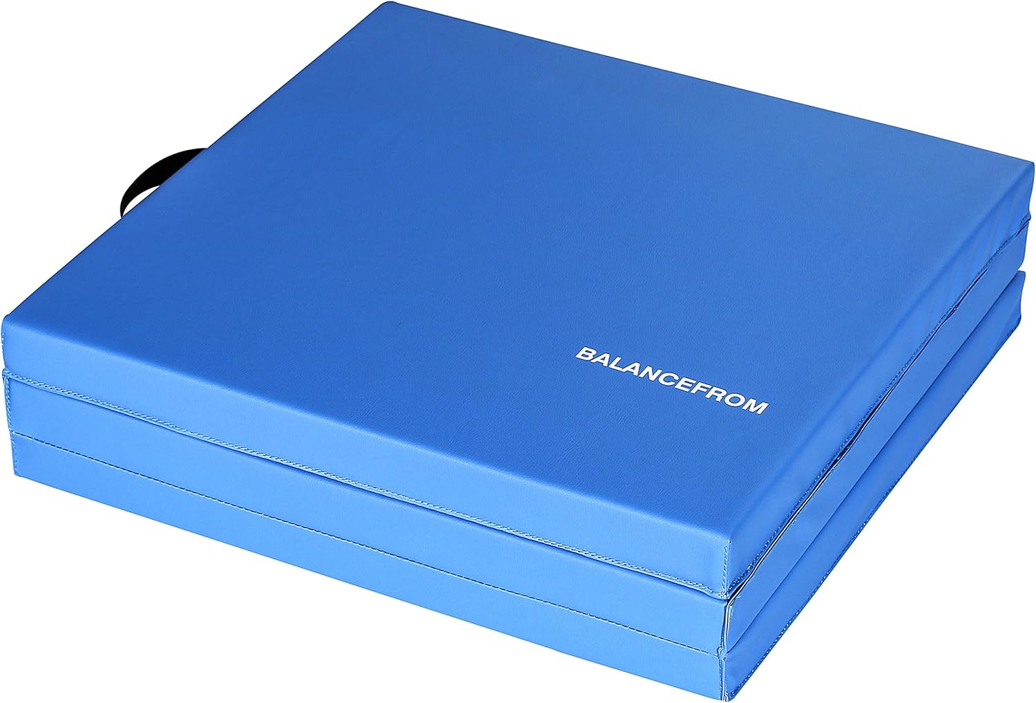 BalanceFrom 2" Thick Tri-Fold Folding Exercise Mat with Carrying Handles for MMA, Gymnastics and Home Gym Protective Flooring (Blue) : Sports & Outdoors