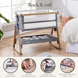 Tutti Bambini CoZee Breeze PLUS Bedside Crib Oak Charcoal 0-6m view 4