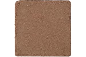 KoiLykke Organic Compressed Coco Coir Brick 10 cm x 10 cm Coconut Fiber Plant Growing Medium, pH Neutral, Water-Retentive & W