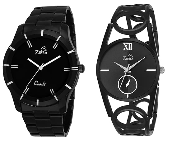 Analogue Multi-Colour Dial Mens & Womens Couple Watch(Zr7003-8035)