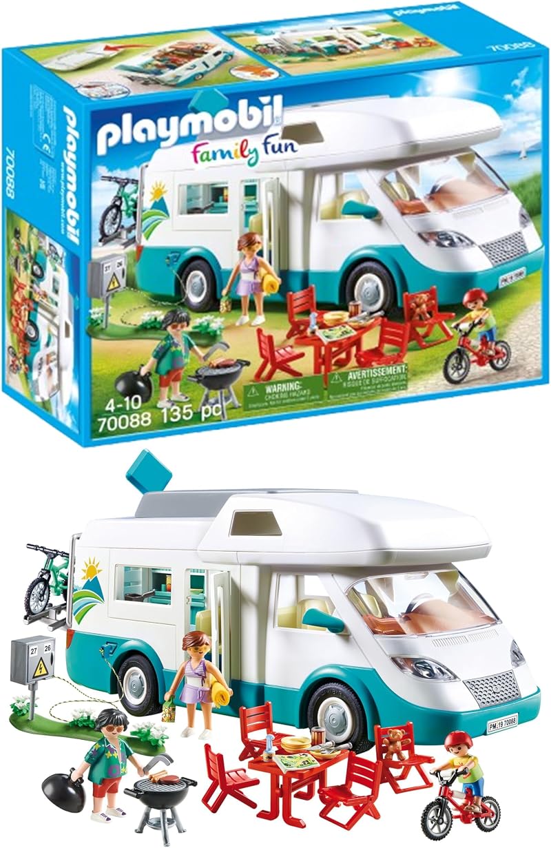 Playmobil 70088 Family Fun Family Camper outdoor toy 135-piece set