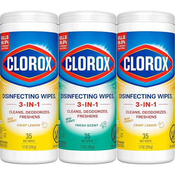 CLOROX DISINFECTING CLEANING WIPES VARIETY PACK, 35 COUNT EACH (PACKAGE MAY VARY)