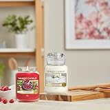 Yankee Candle Red Raspberry Large Jar Scented Candle 150 Hour Burn Time view 7