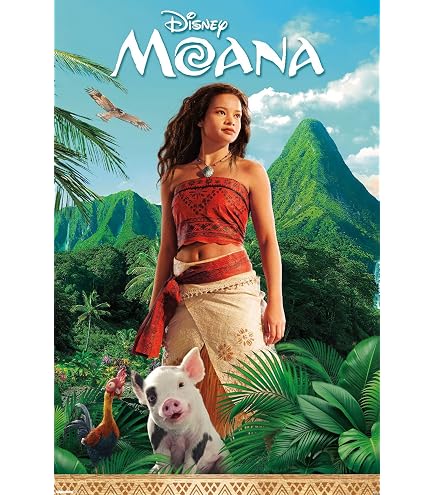 Amazon.com: Disney Moana - Ocean Floor Wall Poster, 34L