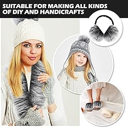Tatuo Faux Fur Fabric Christmas Fluffy Fuzzy Craft