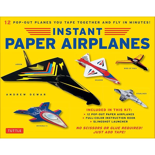 Supercool Paper Airplanes Ebook: 12 Paper Airplanes; Assembled in