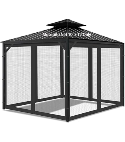 Amazon.com : Sunjoy L-gz098pst-1b Double Roof Weist Gazebo