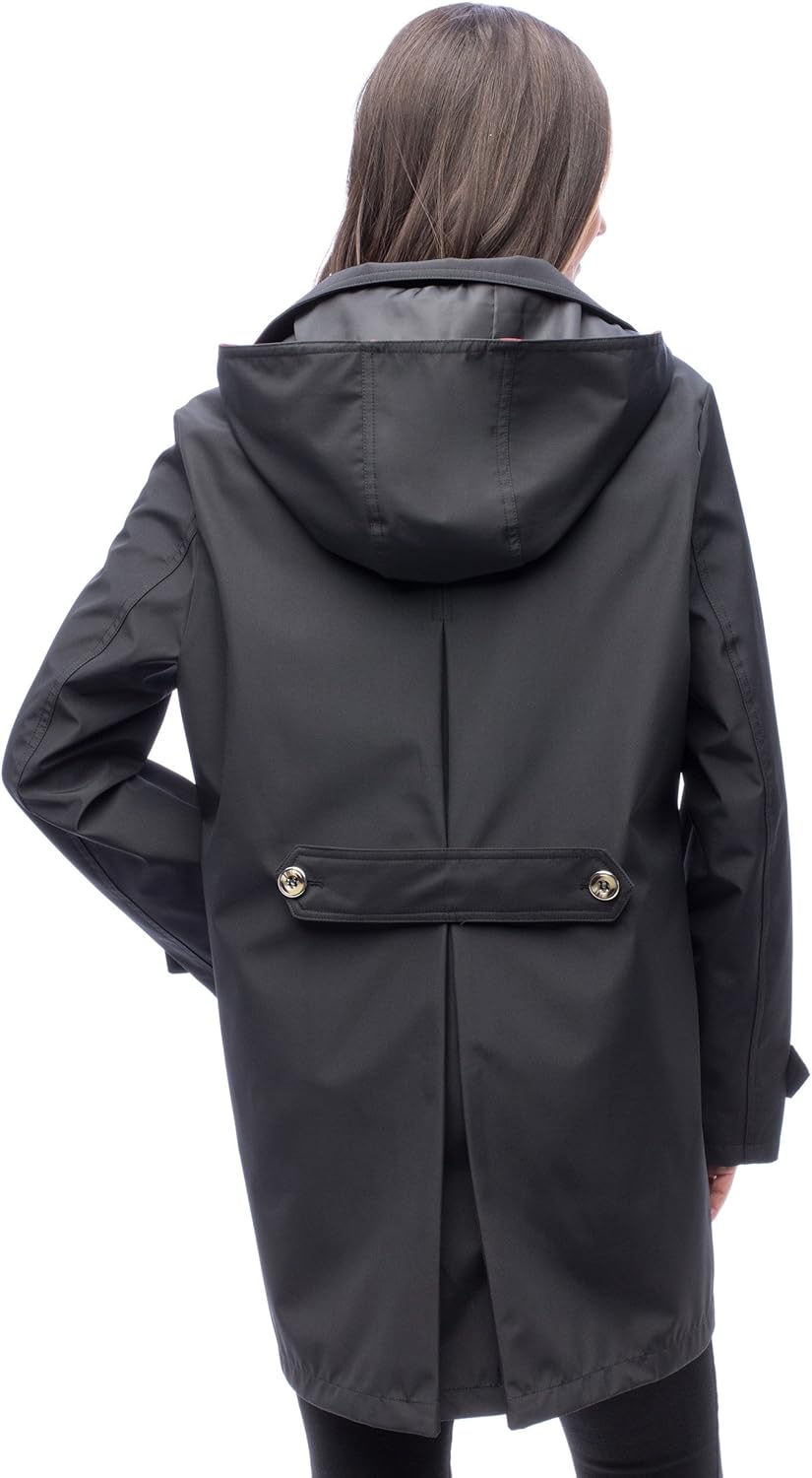 womens swing raincoat with hood