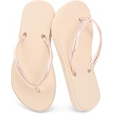 INMINPIN Cute Jelly Sandals Yoga Foam Flip Flops for Girls | Water Pool Beach Flat Sandal, Summer Essentials, Lightweight, Non-slip, Soft Cushioned, Gifts for Daughter Granddaughter