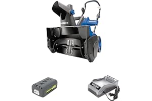 Snow Joe ION18SB 18-Inch 40 Volt Cordless Single Stage Brushless Snow Blower, 7" x 1.5"