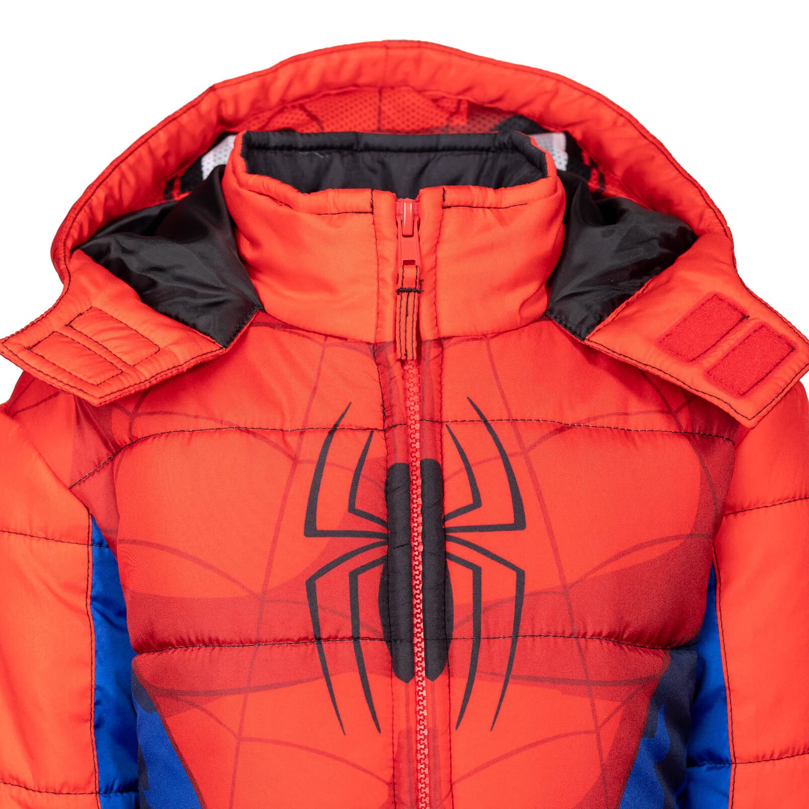 Marvel Zip Up Cosplay Puffer Jacket Toddler to Big Kid Sizes (2T - 14-16)