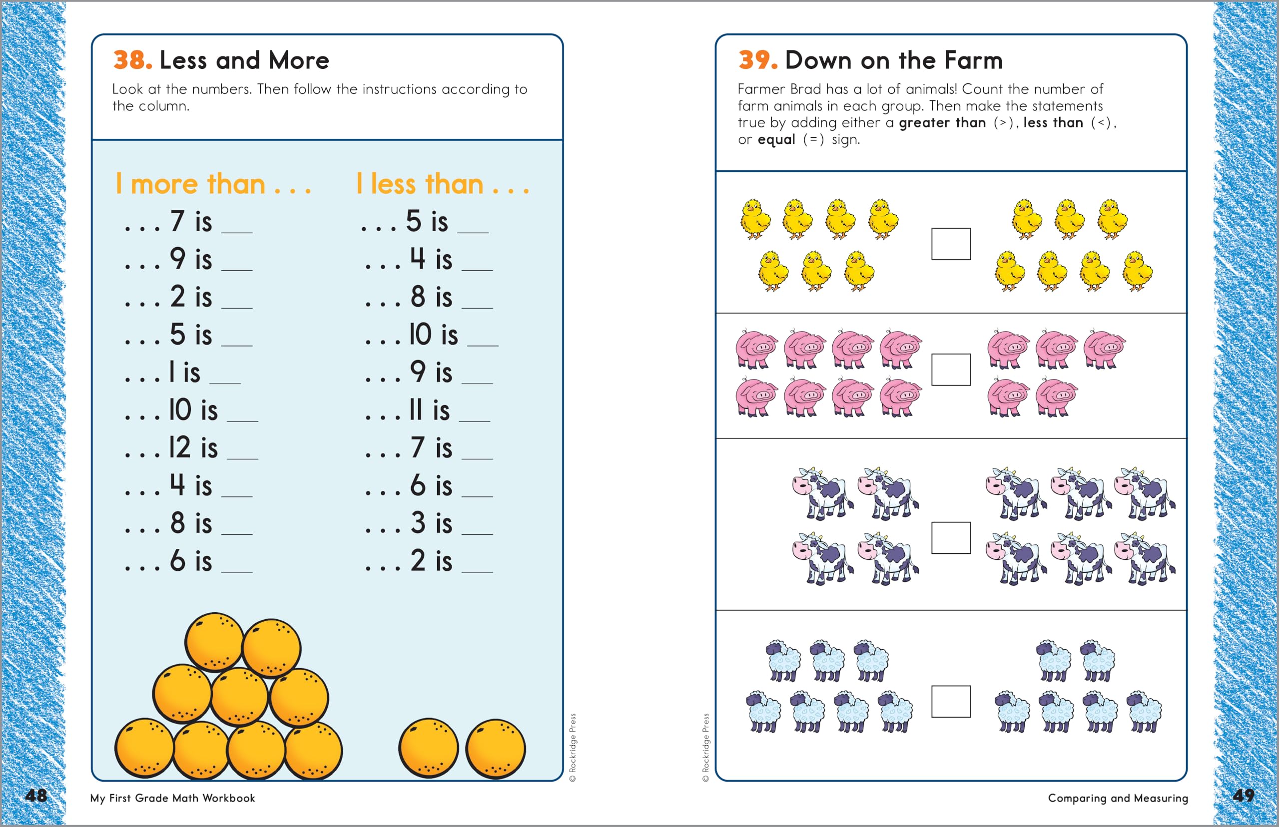 My First Grade Math Workbook: 101 Games & Activities to Support First Grade Math Skills (My Workbook)