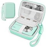 Roseliya Digital Camera Case Compatible with CAMKORY Digital Point and Shoot/for KODAK PIXPRO FZ45/55 16MP Vlogging/for VAHOIALD FHD 1080P/for IWEUKJLO/for Nsoela, Holder for SD Card More (Green)