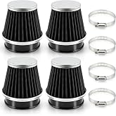 GoaMotors 4PCS 54mm Pod Air Filter for Honda for Kawasaki Motorcycle | for Suzuki for Yamaha Clamp-On Air Intake Filters for CB750 KZ1000 GS750 XS1100 FJ1200 CB900 GS850 FJ1100