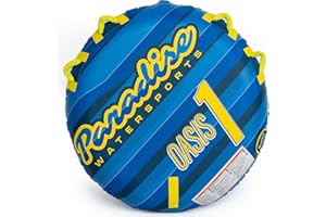 NorEast Outdoors Paradise Water Sports - Oasis Towable Tube for Boating - 1 and1-3 Riders