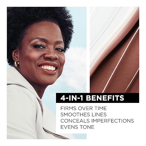 L’OREAL PARIS AGE PERFECT 4-IN-1 TINTED FACE BALM FOUNDATION WITH FIRMING SERUM, DEEP 20, 0.61 OUNCE