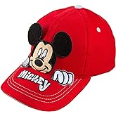 Disney Mickey Mouse Peak-A-Boo Baseball Cap Age 4-7 -Red