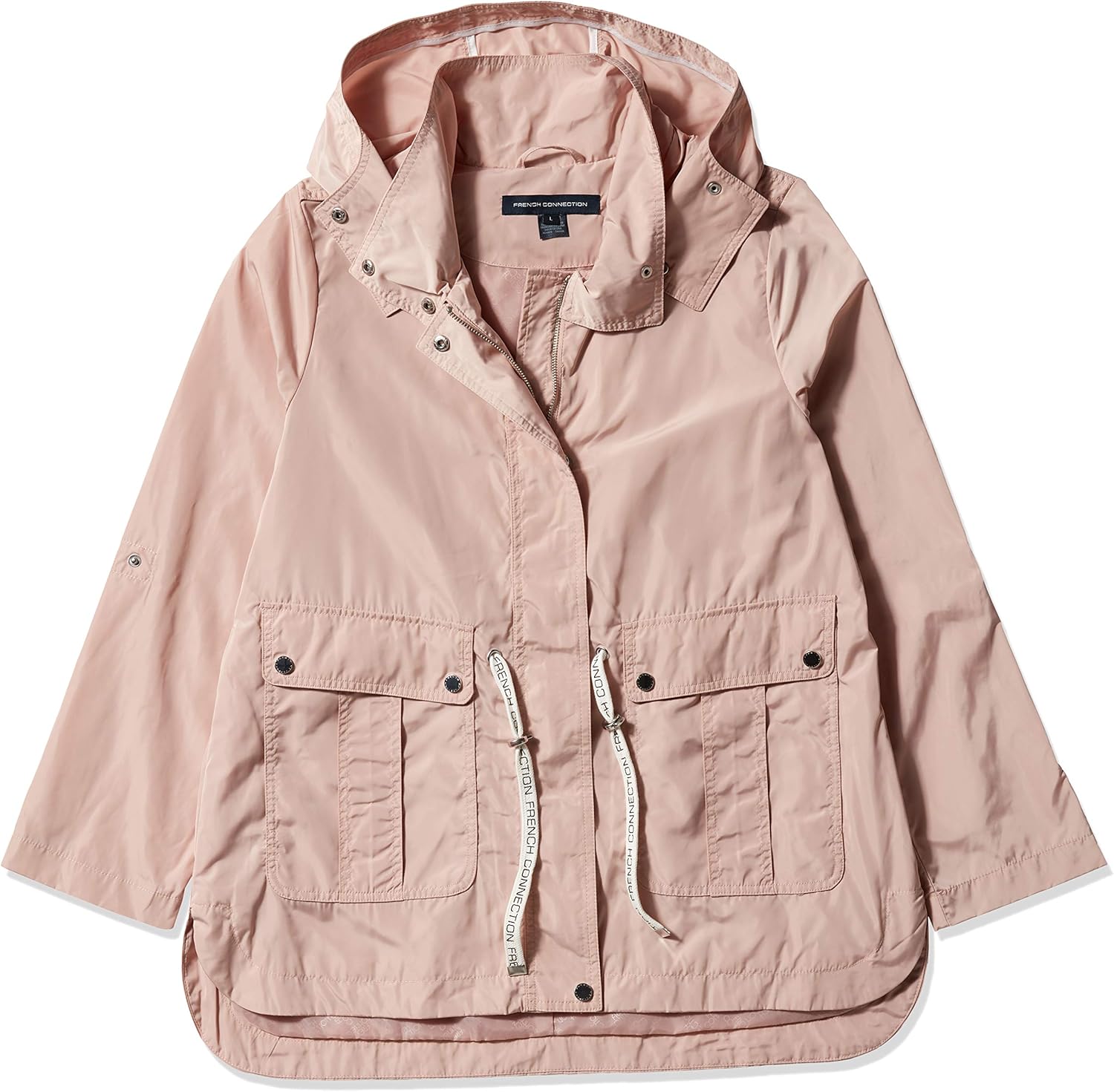 French Connection Women's Light Weight Patch Pocket Anorak Jacket at Amazon Women's Coats Shop