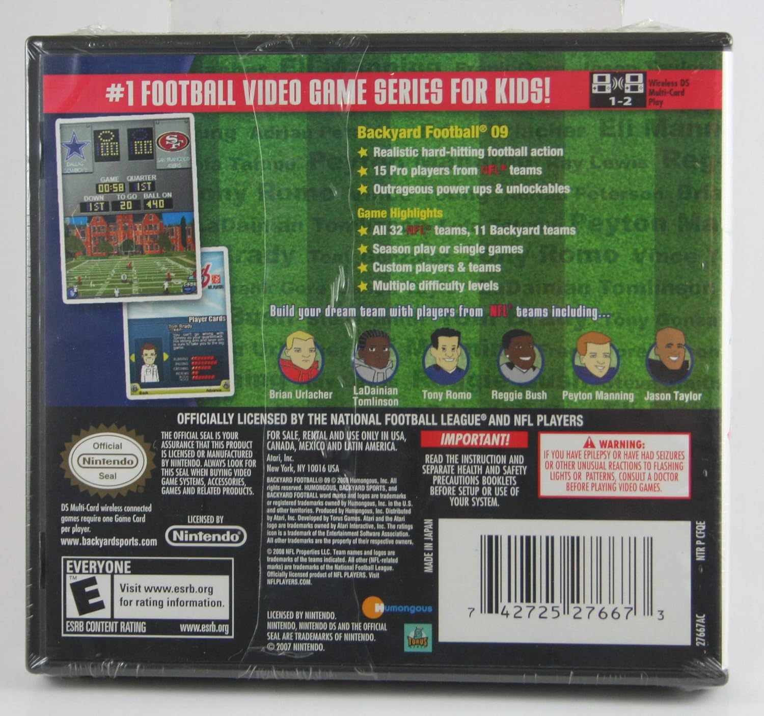 Amazon Com Backyard Football 2009 Nintendo Wii Artist Not