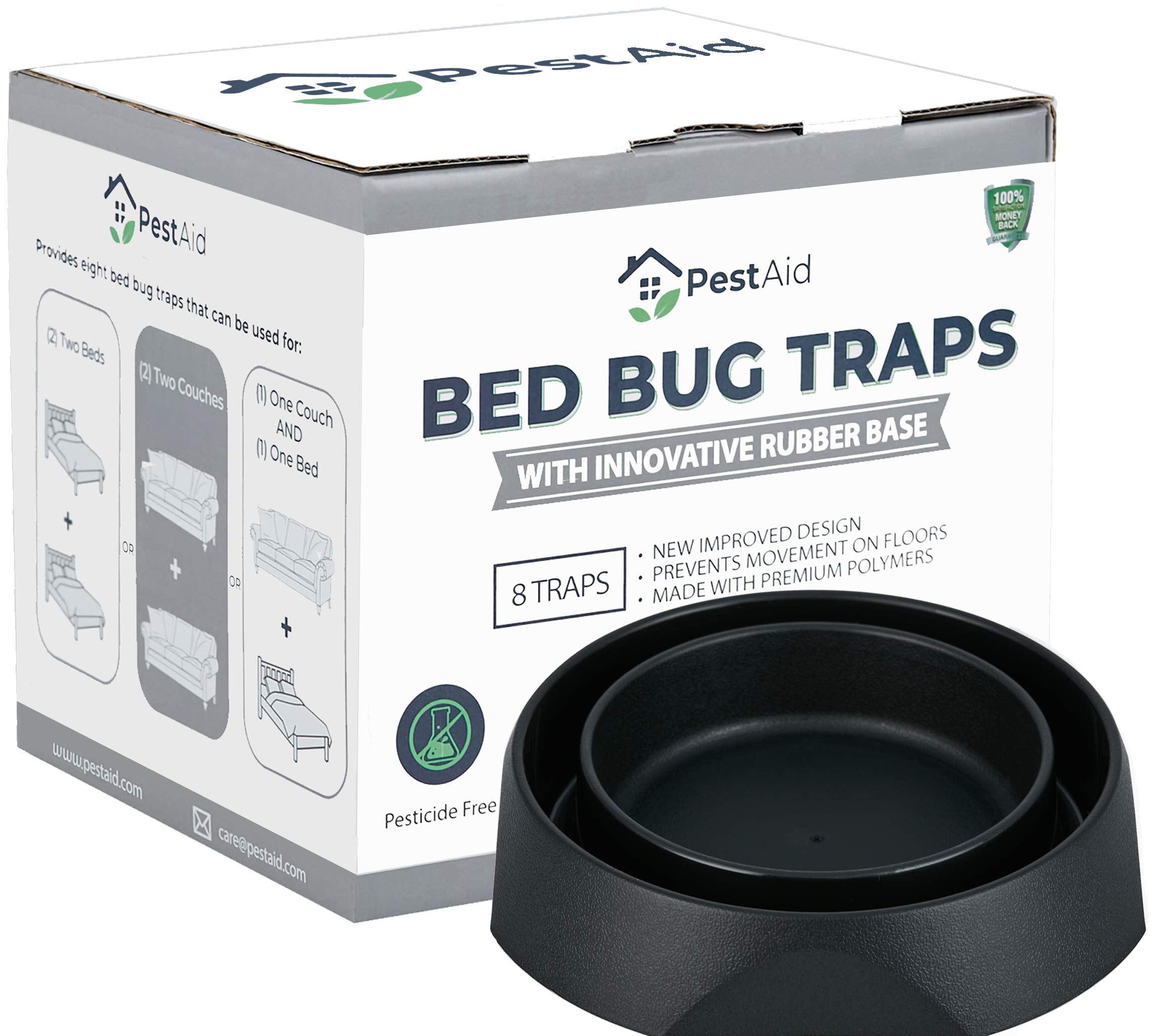 Buy Pest Aid Bed Bug Traps 8 Pack Bed Bug Killer Bed Bug