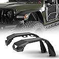 Hooke Road Gladiator JT 11.2" Wide Flat Fender Flares Using Original Turn Signal Lights for 2020-2025 Jeep Gladiator JT & 2018-2025 Wrangler JL 2/4 Doors - 2PCS Front Fenders