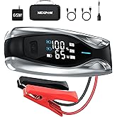 NEXPOW X7 10000A Jump Starter with 65W Quick Charger(All Gas/All Diesel), Powerful Battery Jumper Starter Portable with Smart LCD Display,12V Jump Box&Battery Booster Pack with Heavy Duty Jumper Clamp