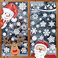 Christmas Decorations - Christmas Window Clings Christmas Decorations Indoor Christmas Decorations Clearance Snowflakes Christmas Window Decorations Stickers for Home Office Classroom