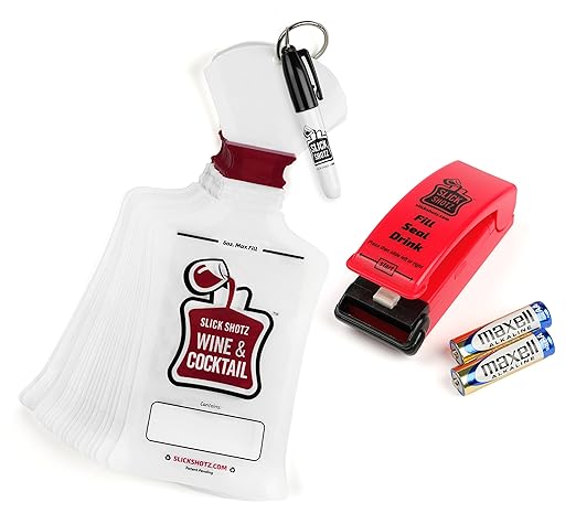 Slick Shotz Kit de cóctel matraz y vino: Amazon.es: Hogar