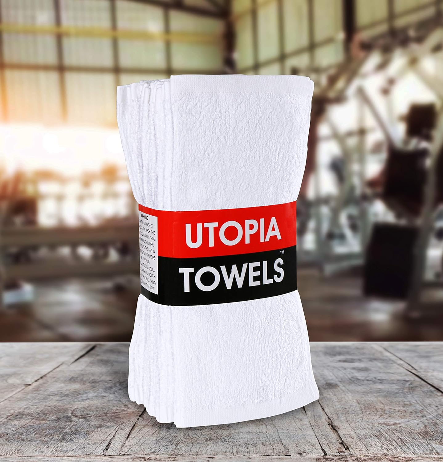 Utopia Towels Cotton White Washcloths Set - Pack of 60 - 100% Ring Spun Cotton, Premium Quality Flannel Face Cloths, Highly Absorbent and Soft Feel Fingertip Towels: Home & Kitchen