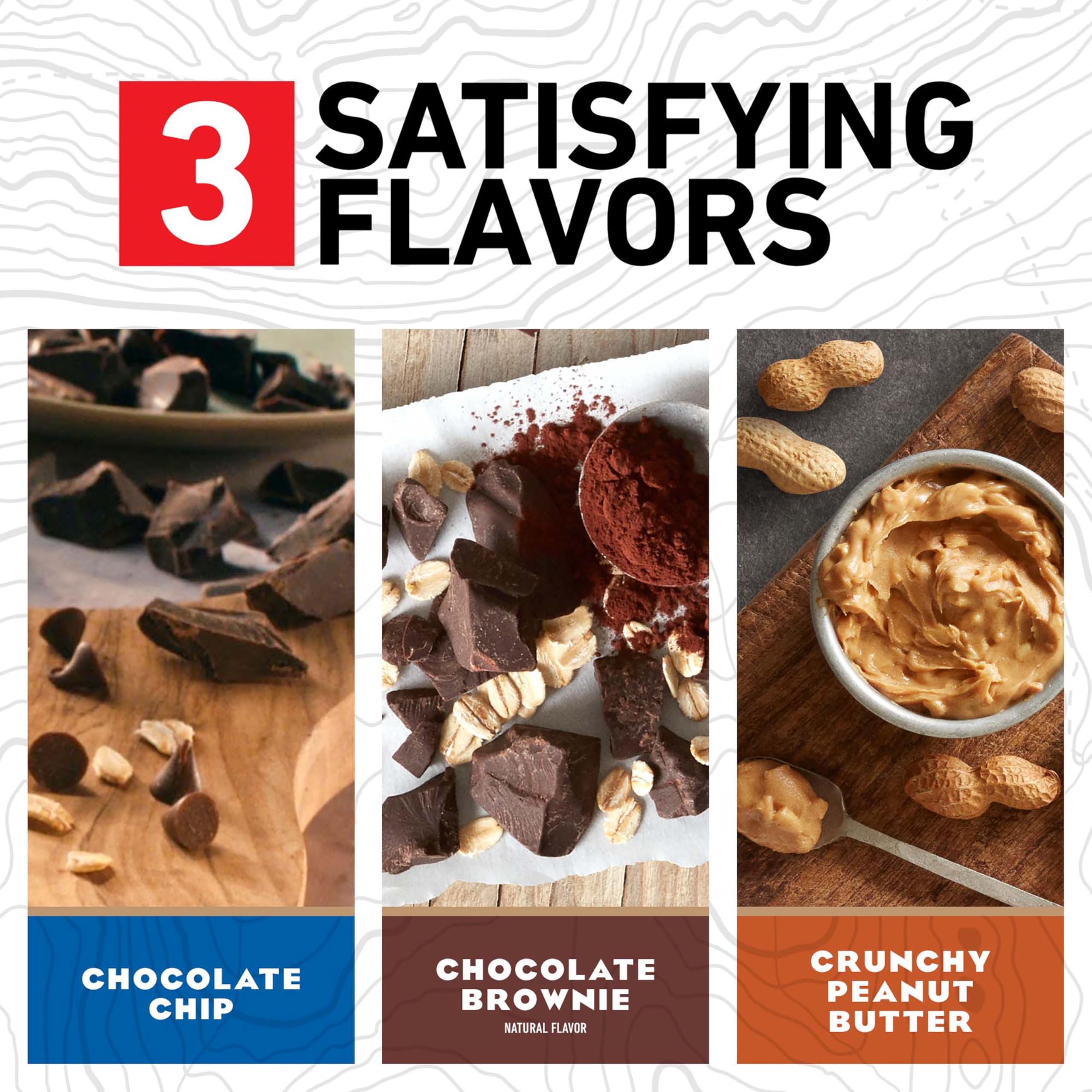 CLIF BAR - Energy Protein Bars - Variety Pack - 3 Flavors - Made with Organic Oats - Energy Bars - Non-GMO - (36 Pack)