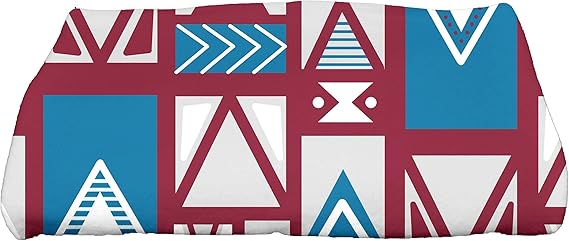 E by design Toalla de baño con impresión geométrica de día Festivo