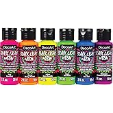 DecoArt Americana Black Light Neon Acrylic Paint Pack 6/Pkg