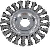 AB Tools 115mm Flat Twist Knot Wire Wheel Brush 22.2mm Bore Angle Grinder TE579 view 2