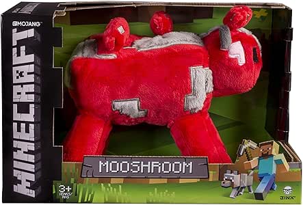 minecraft mooshroom plush