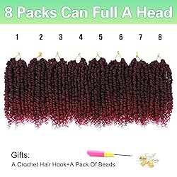 Passion Twist Crochet Hair 8Inch Passion Twist Hair