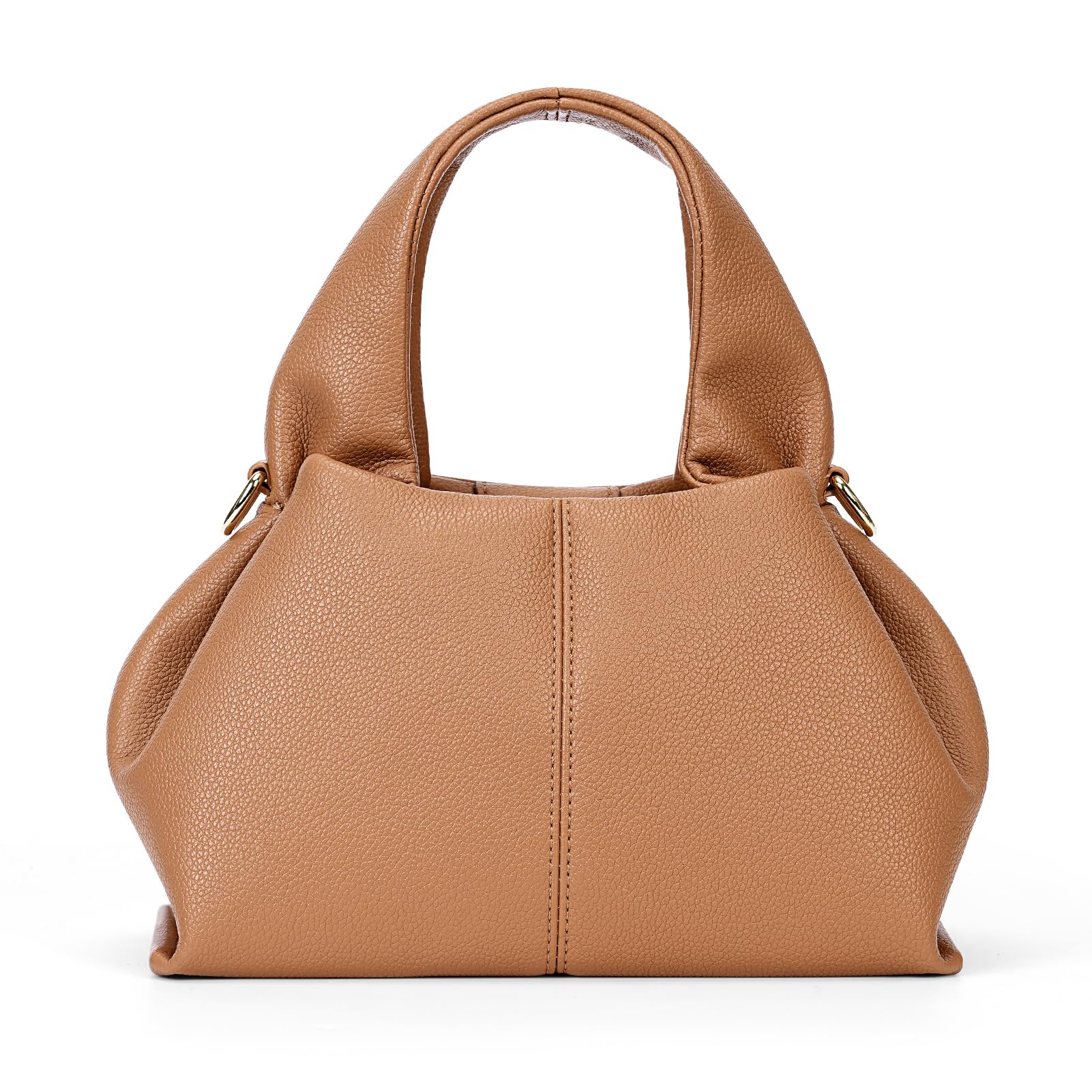 Photo 1 of Mini Cloud Pouch Bag Dumpling Clutch Purse Handbag Leather Tote Shoulder Bag Retro Crossbody bag with Removable Strap
