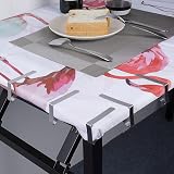 lmytdo Table Cloth Clip 12 Pack Stainless Steel Clips for Outdoor Indoor Tables view 6