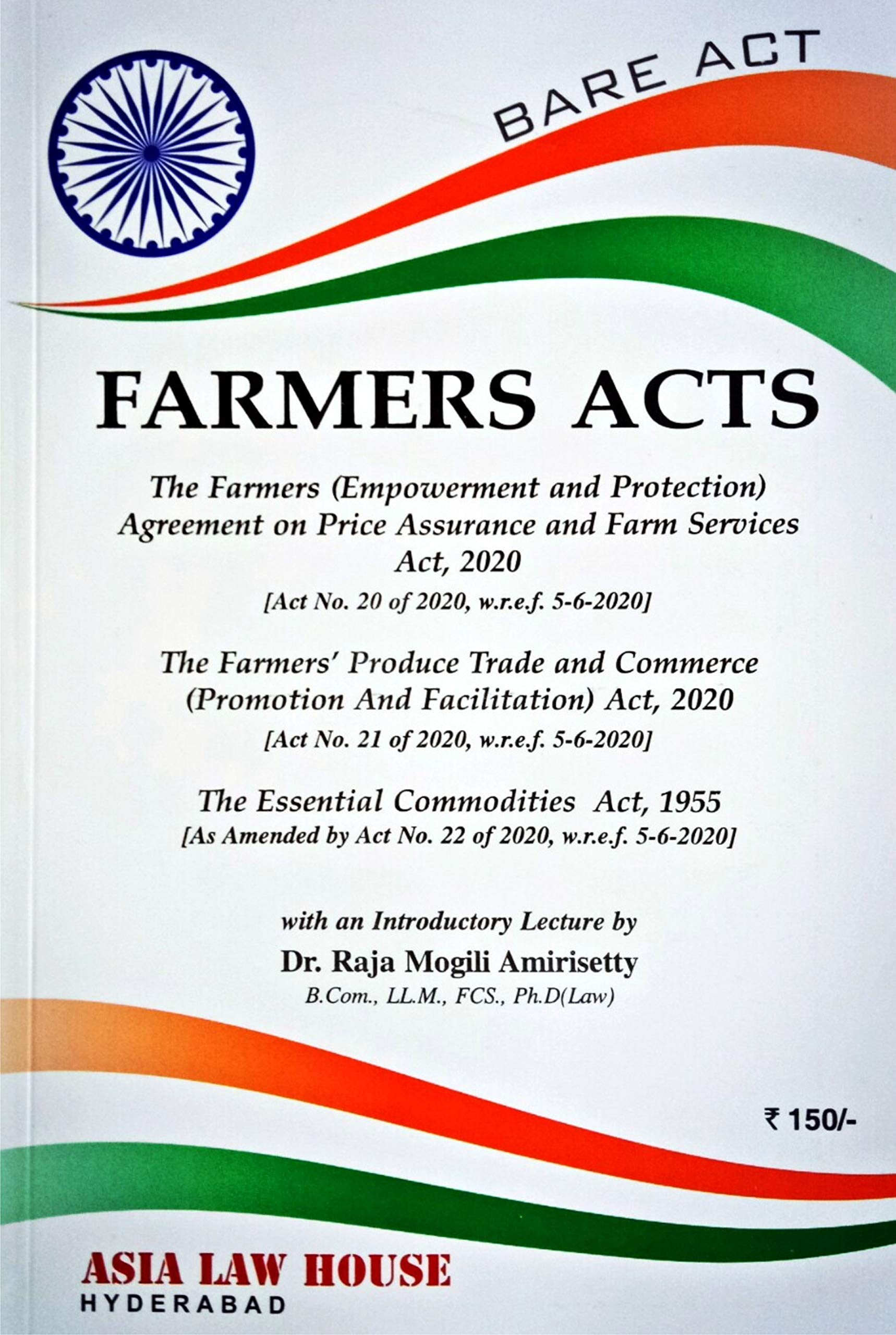 Buy Farmers Acts The Farmers E P Agreement On Price Assurance And Farm Services Act The Farmers Produce Trade And Commerce P F Act Ec Act Book Online