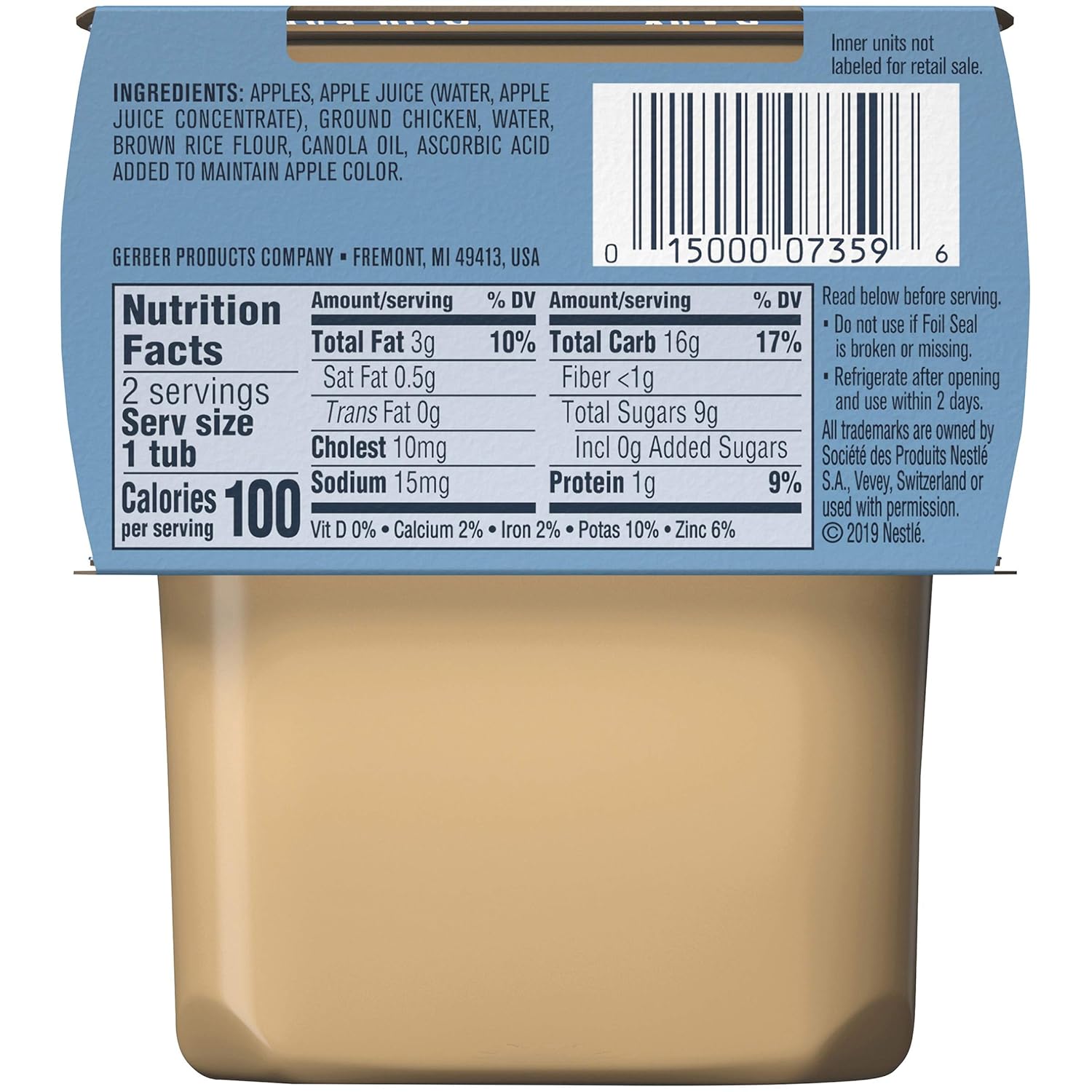 gerber apple chicken