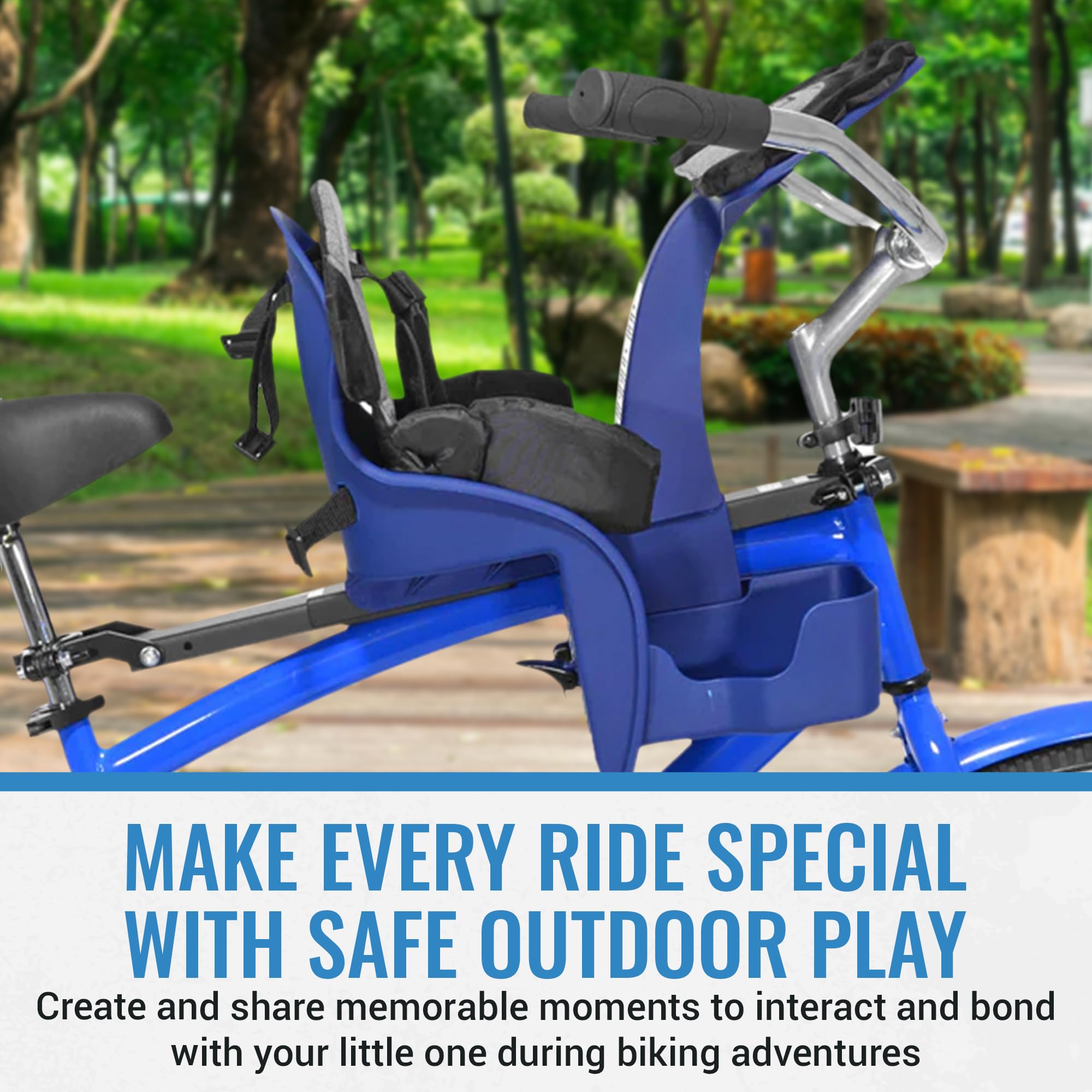 Kangaroo Deluxe Front Mount Bicycle Child Seat,