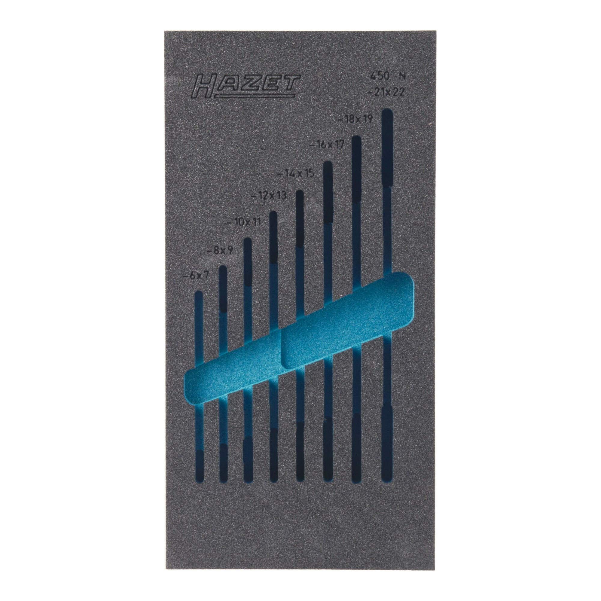 HAZET 163-95L 2-Component Soft Foam Insert - Multi-Colour