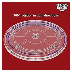 TROOPS BBQ 9” Lazy Susan Turntable Organizer for