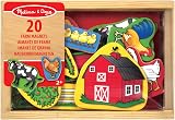 Melissa & Doug Farm Animal Magnets Set 20 Wooden Fridge Magnets Toddler view 3