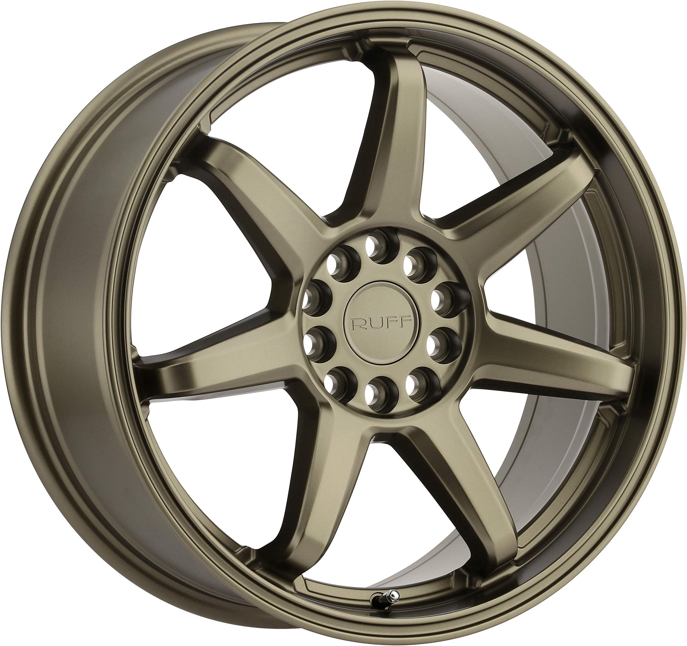 Ruff Racing Shift Custom Wheel - Bronze - 18" x 8", 38 Offset, 5x108, 5x114.3 Bolt Pattern, 72.1mm Hub